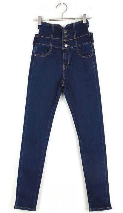 Treasure jeans vista frontale vita alta — Dream Shop