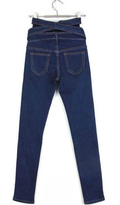 Treasure jeans look pin-up con top annodato — Dream Shop