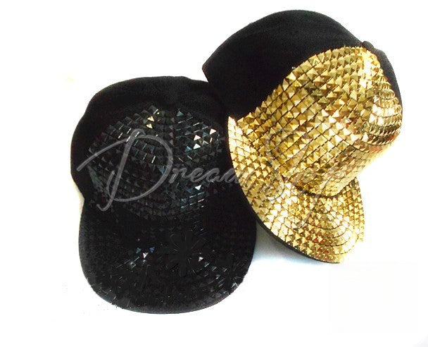 Cappello Lak - dettaglio borchie piatte | Dream Shop