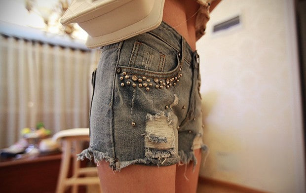 Worn out shorts effetto used — Dream Shop