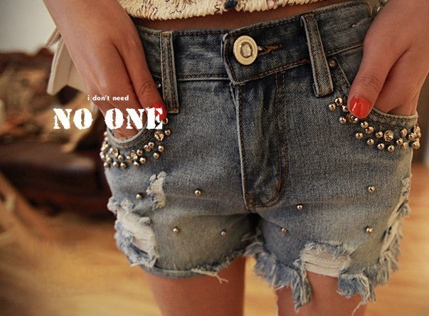 Worn out shorts vista intera — Dream Shop