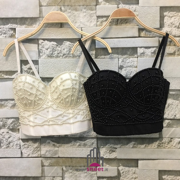 Crop Top Drow Pearl look gioiello — Dream Shop