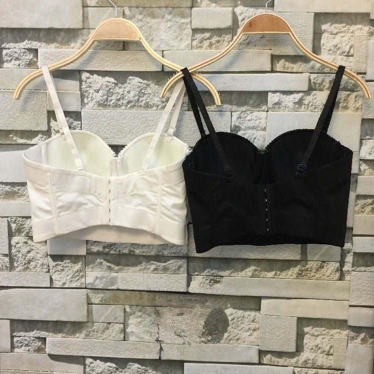 Crop Top Drow Pearl — coppe push-up imbottite | Dream Shop