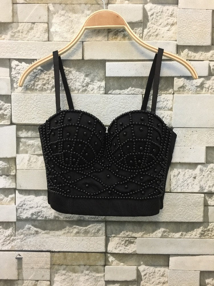 Crop Top Drow Pearl — look gioiello completo | Dream Shop