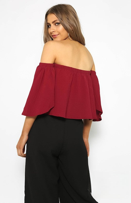 Blusa Dafne variante colore acceso — Dream Shop