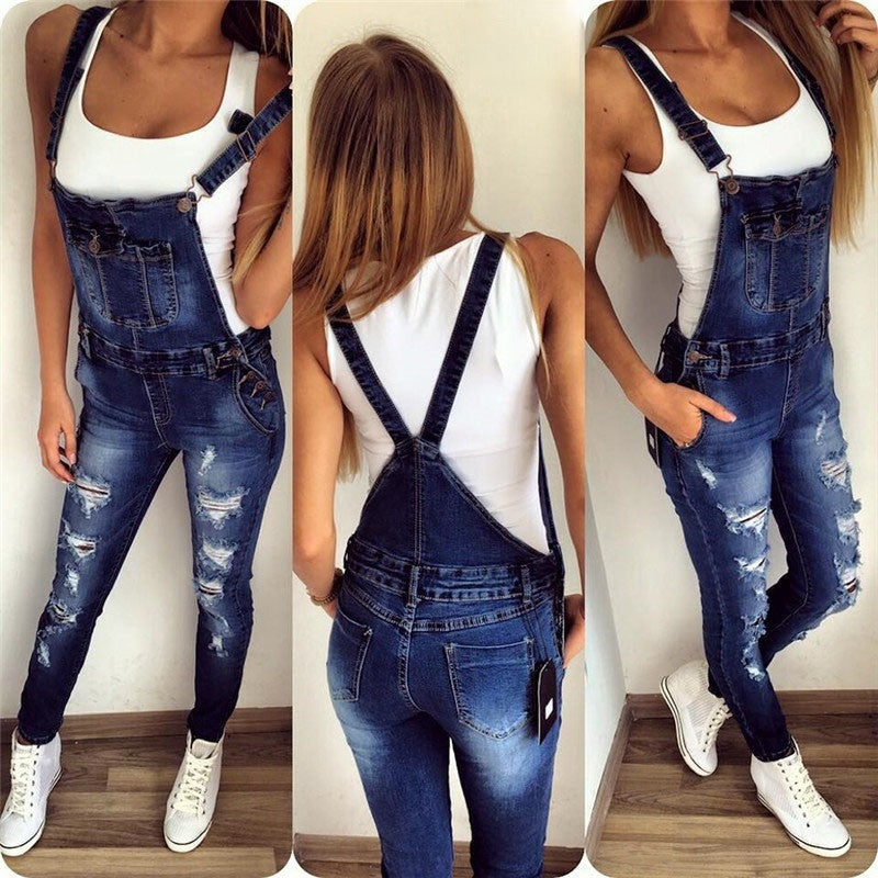 Salopette Tatjana look denim quotidiano — Dream Shop