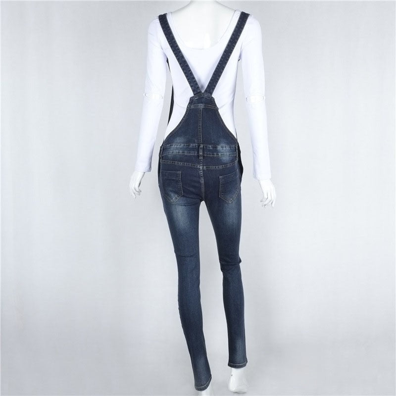 Salopette Tatjana strappi denim dettaglio — Dream Shop