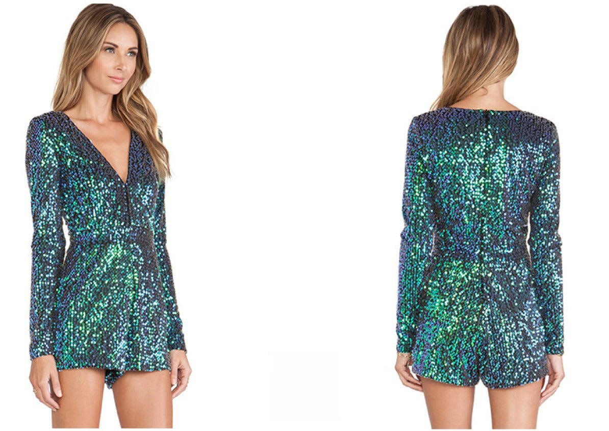 Tutina sequin Holly — silhouette aderente | Dream Shop