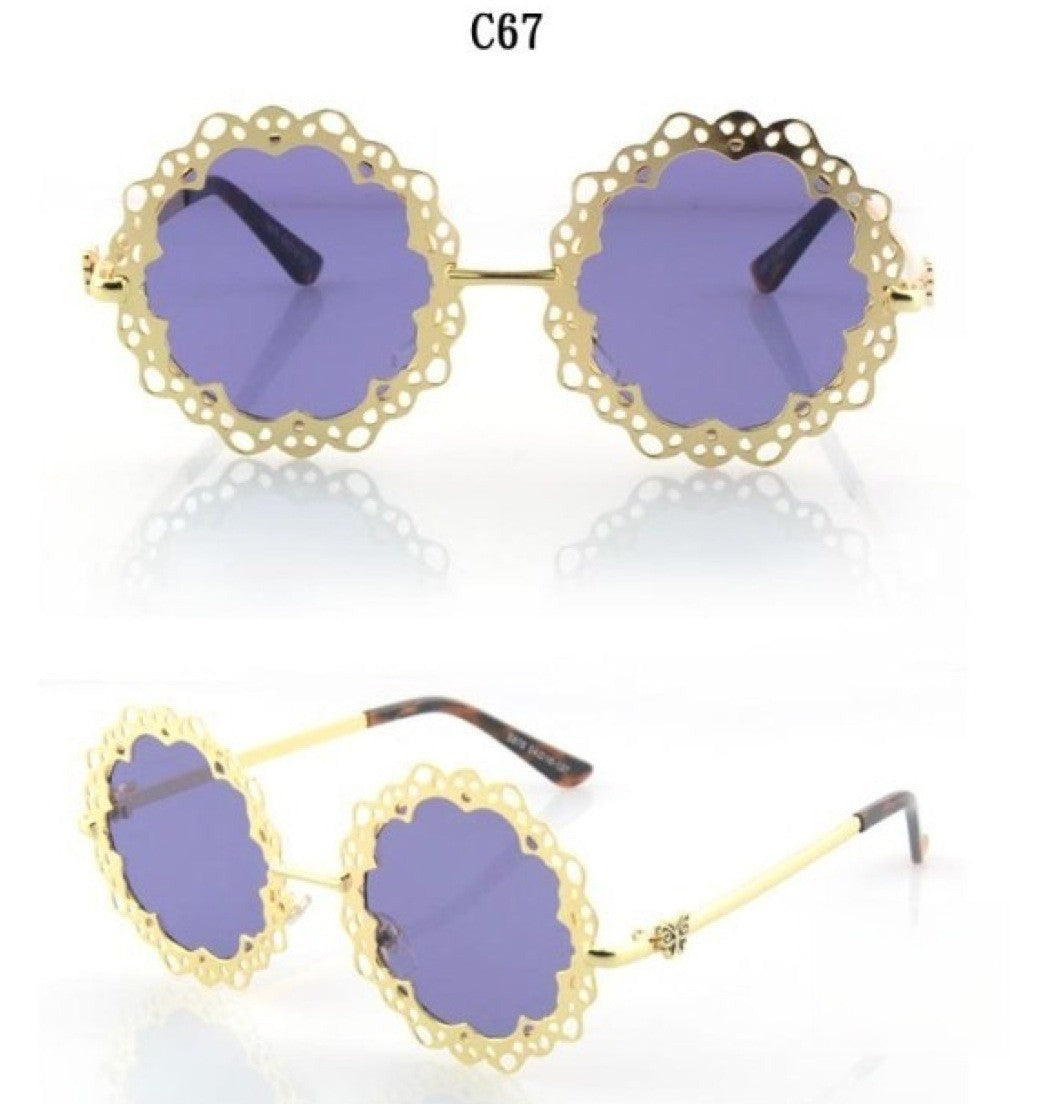 Sunglasses Sunflower dettaglio montatura tonda — Dream Shop