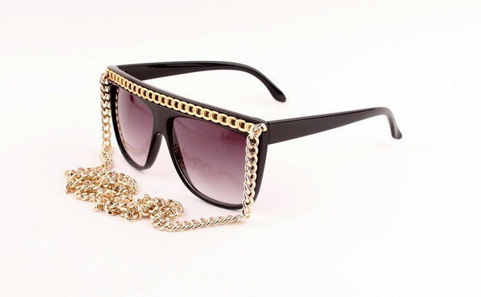 Chain Sunglasses dettaglio catenella da collo — Dream Shop
