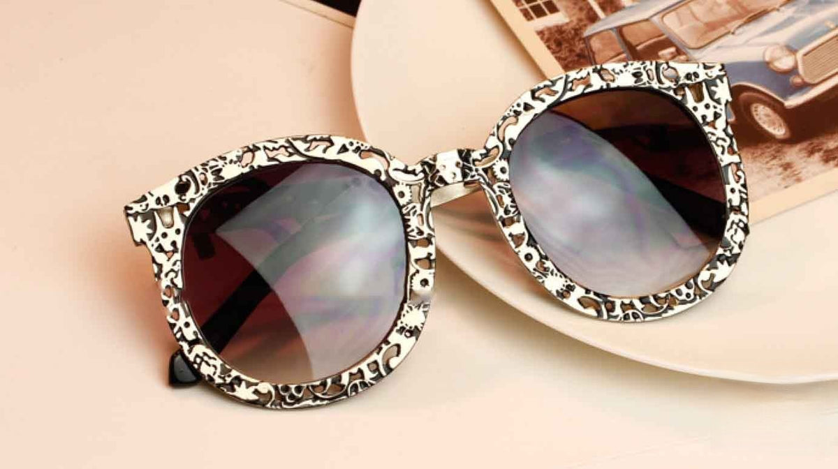 Framer Sunglasses colore nero vista frontale — Dream Shop