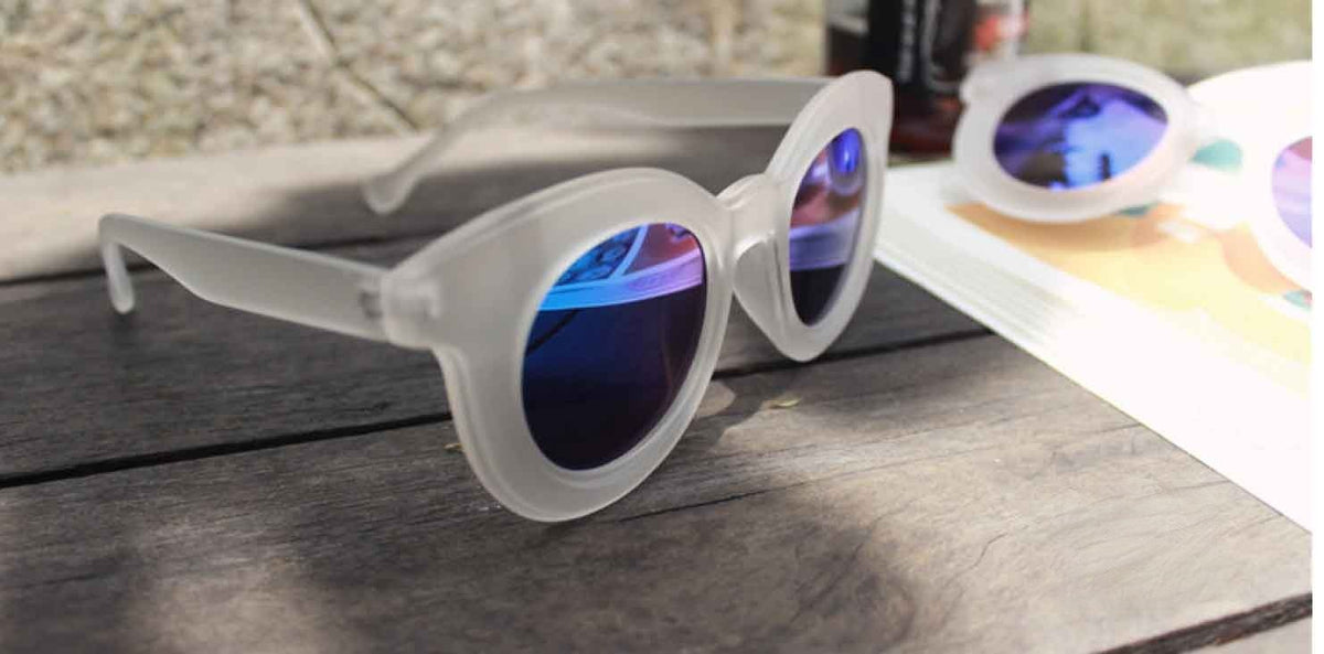 Lomo Sunglasses vista frontale montatura squadrata — Dream Shop