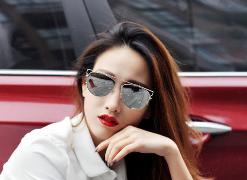 Beverly Sunglasses dettaglio montatura sottile in metallo — Dream Shop