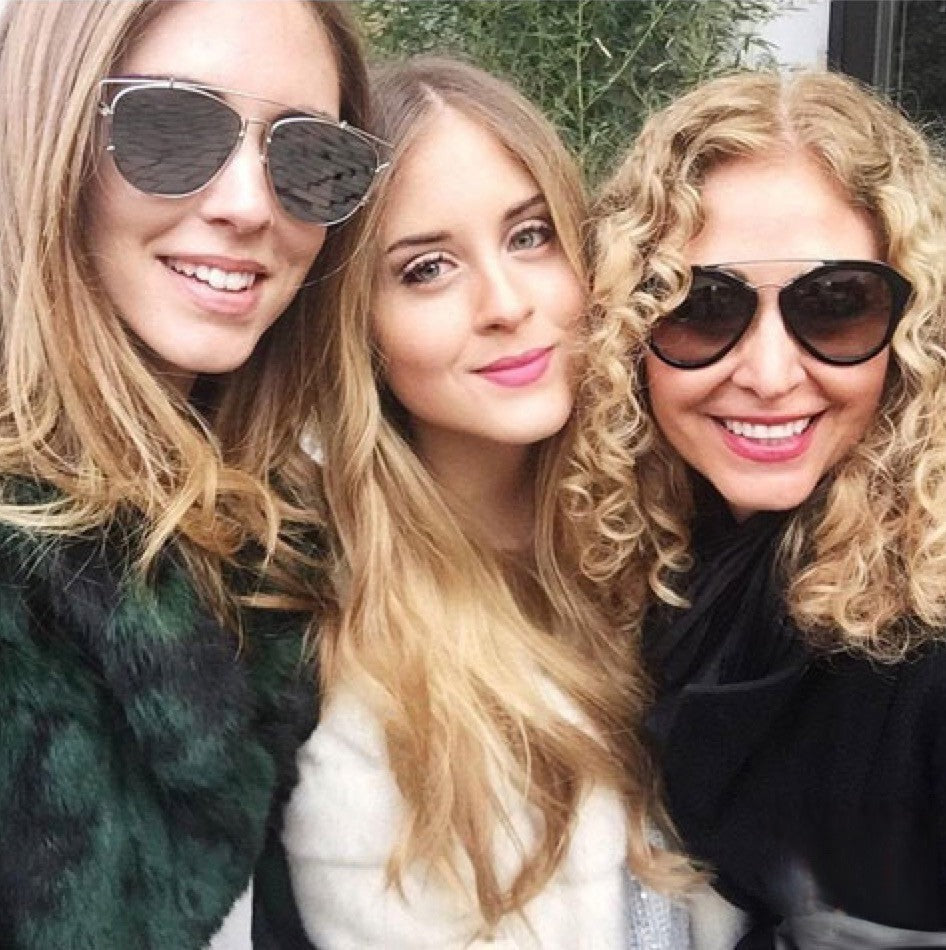 Beverly Sunglasses indossati su modella — Dream Shop