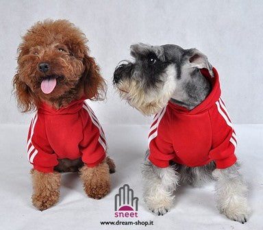 Felpa Adidog Rosso TOY