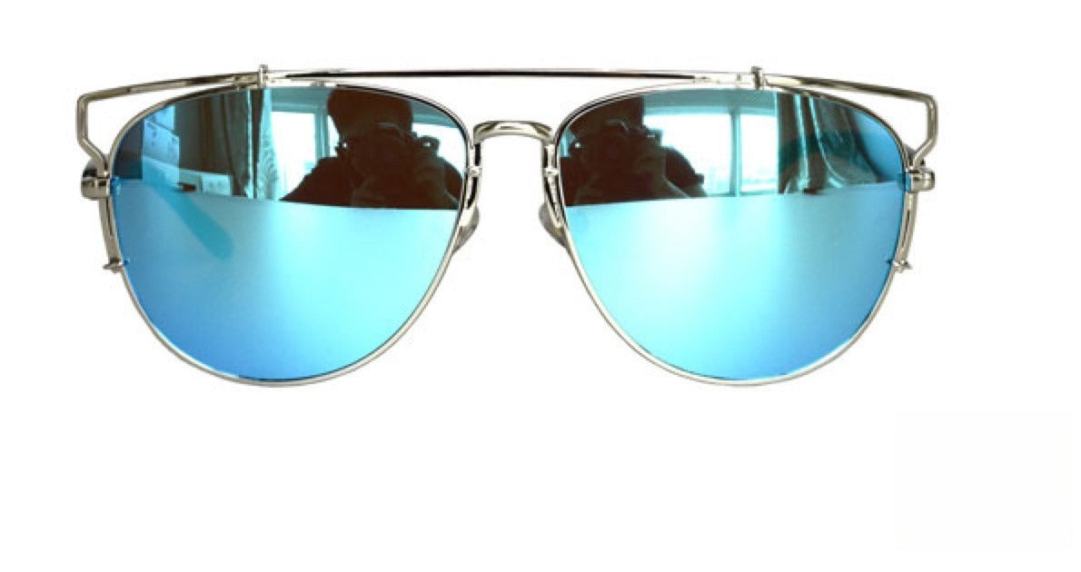 Beverly Sunglasses Argento vista frontale | Dream Shop