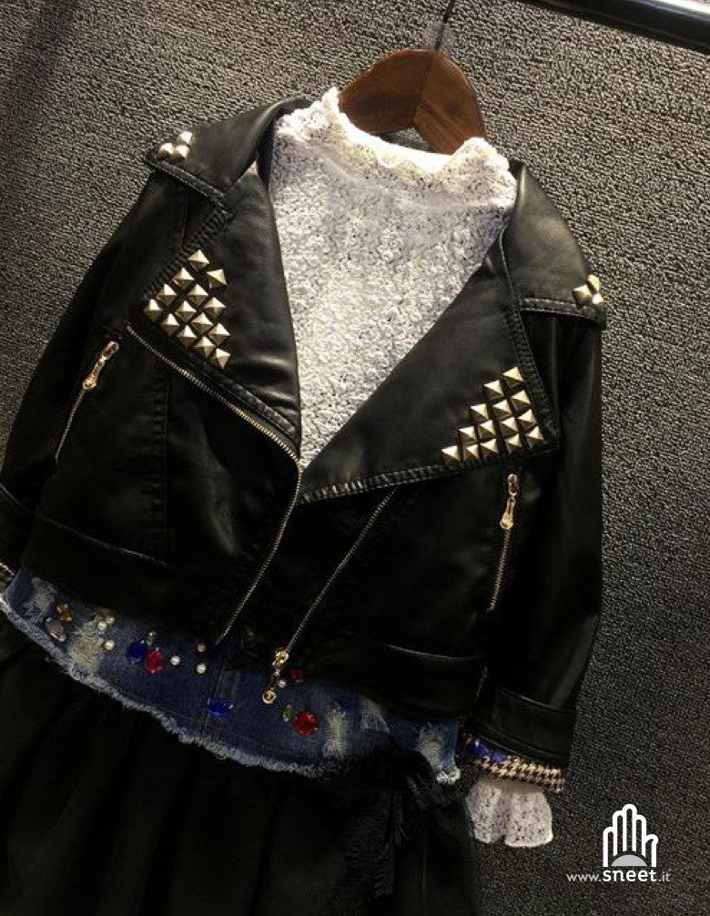 Giacca ecopelle Bimba Klain