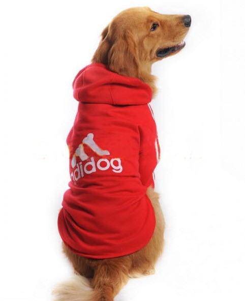 Felpa Adidog Rosso BIG