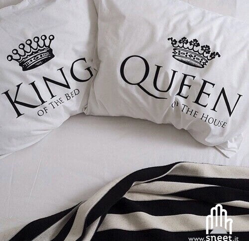 Federe Queen of bed. King of house