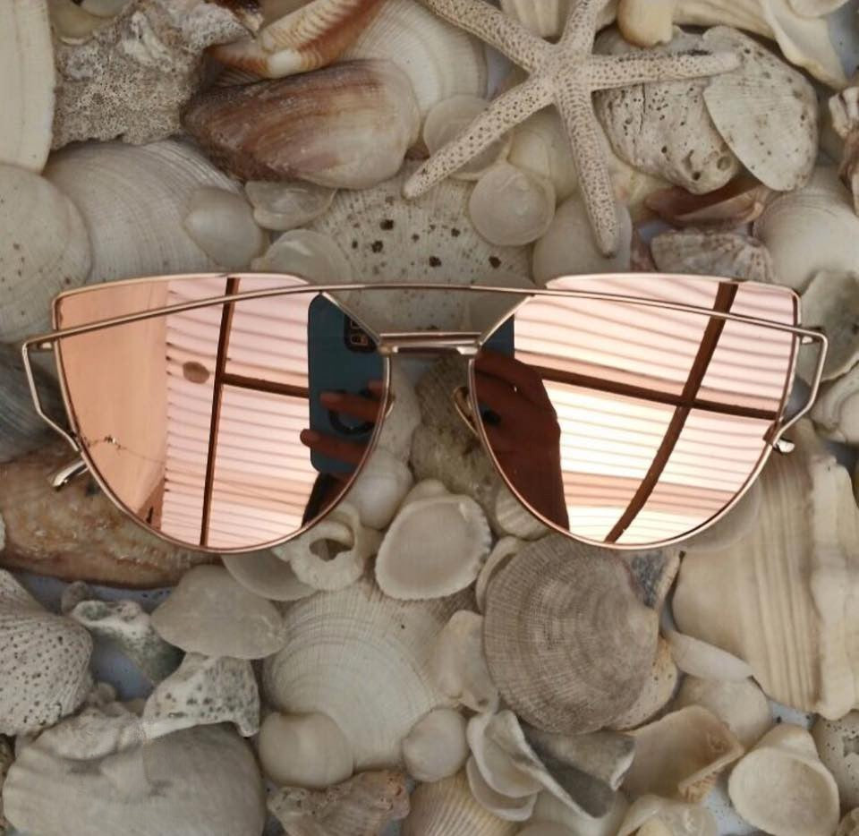 Yankee Sunglasses grigio argento con montatura argento — Dream Shop