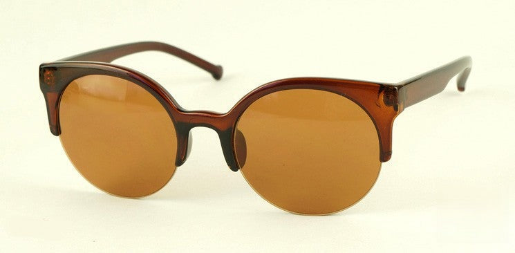 Super Vintage Sunglasses colore nero vista frontale — Dream Shop