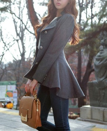 Blazer Katiusha asimmetrico cotone bottoni - Dream Shop