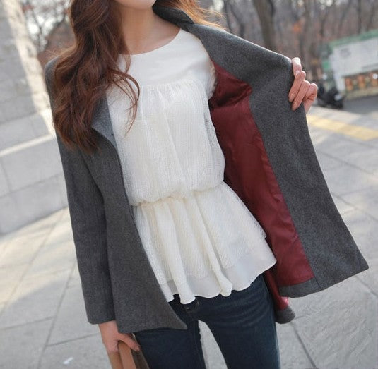 Blazer Katiusha cotone dettaglio - Dream Shop