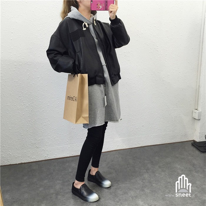 Sincontrol Eco-leather bomber