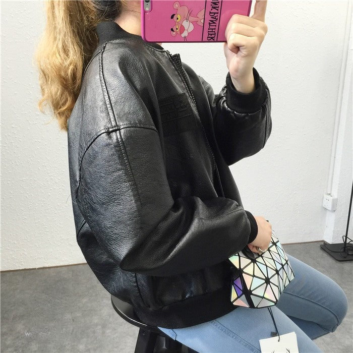 Bomber ecopelle Sincontrol vintage donna