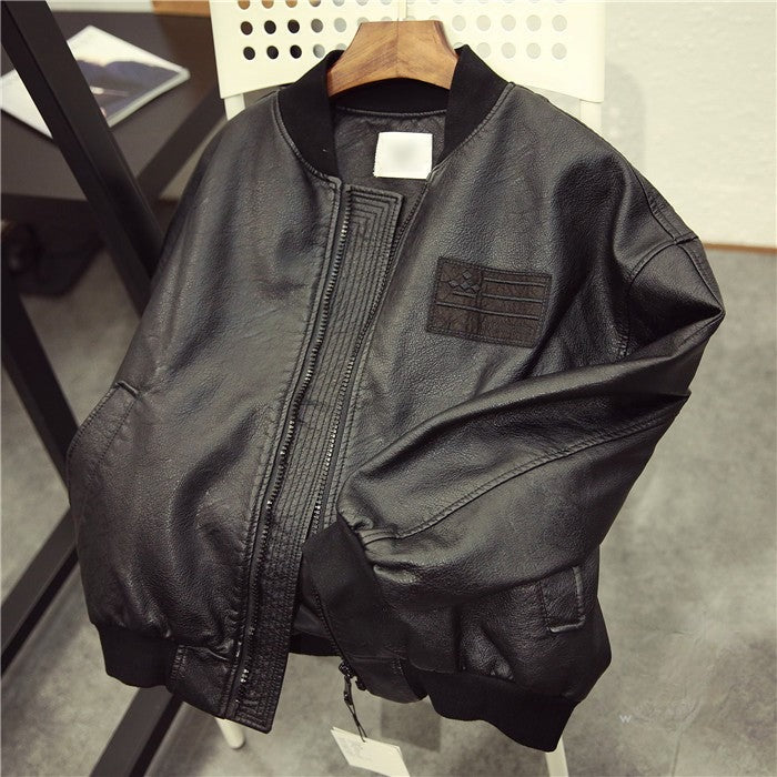 Bomber ecopelle Sincontrol modello vintage casual
