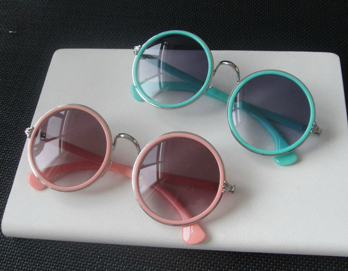 Around Sunglasses occhiali tondi con montatura in acrilico — Dream Shop