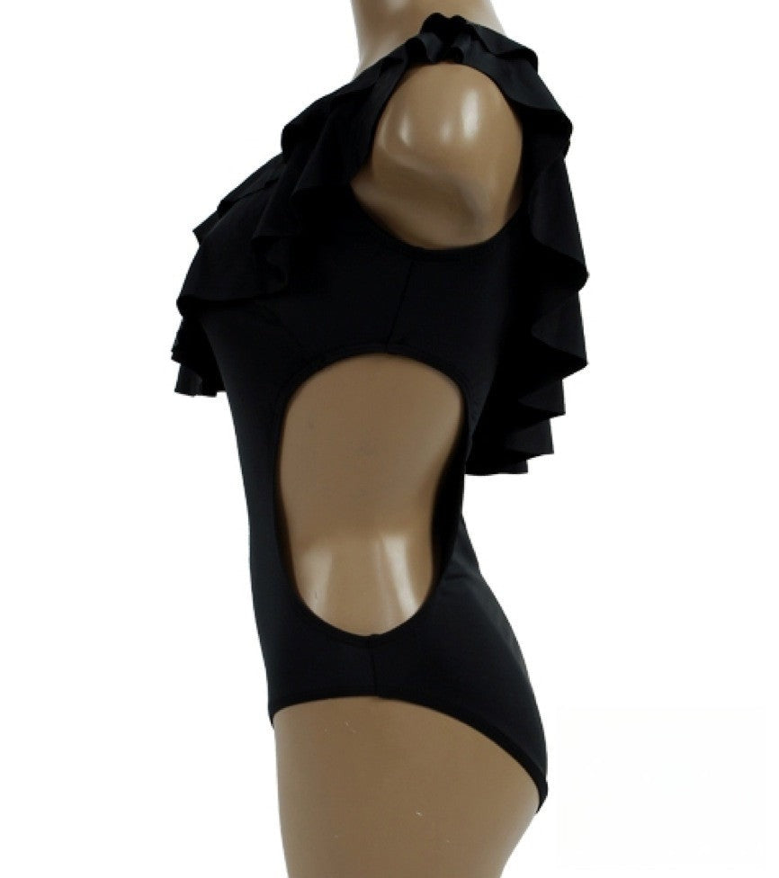 One-shoulder monokini