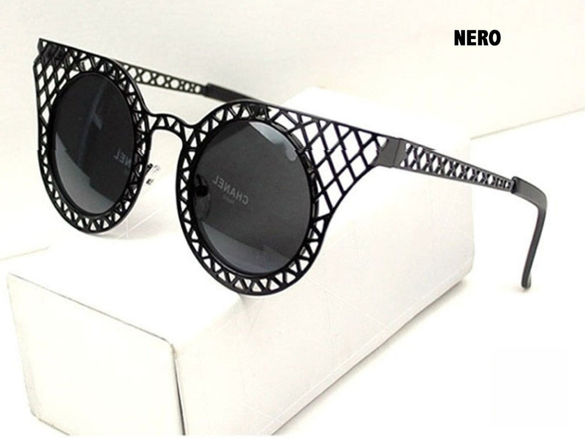 Sunglasses Net colore azzurro vista frontale — Dream Shop