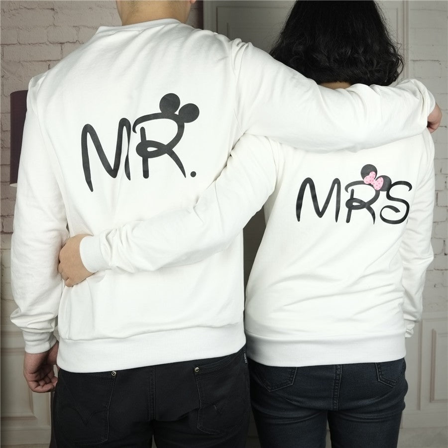 Felpa Mrs and Mr Bianco