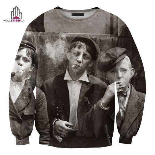 Felpa Boys stampa 3D vista frontale — Dream Shop