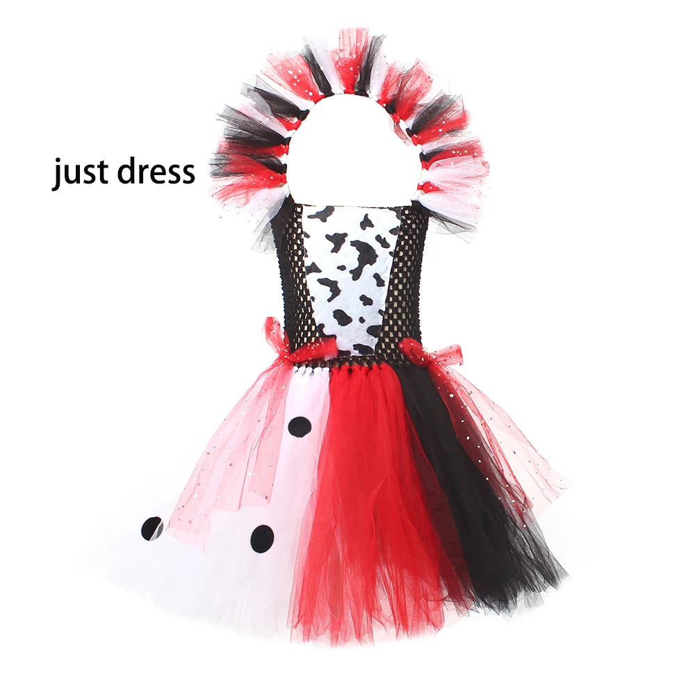 Costume dama dalmata bambina
Abito tutù glamour con guanti