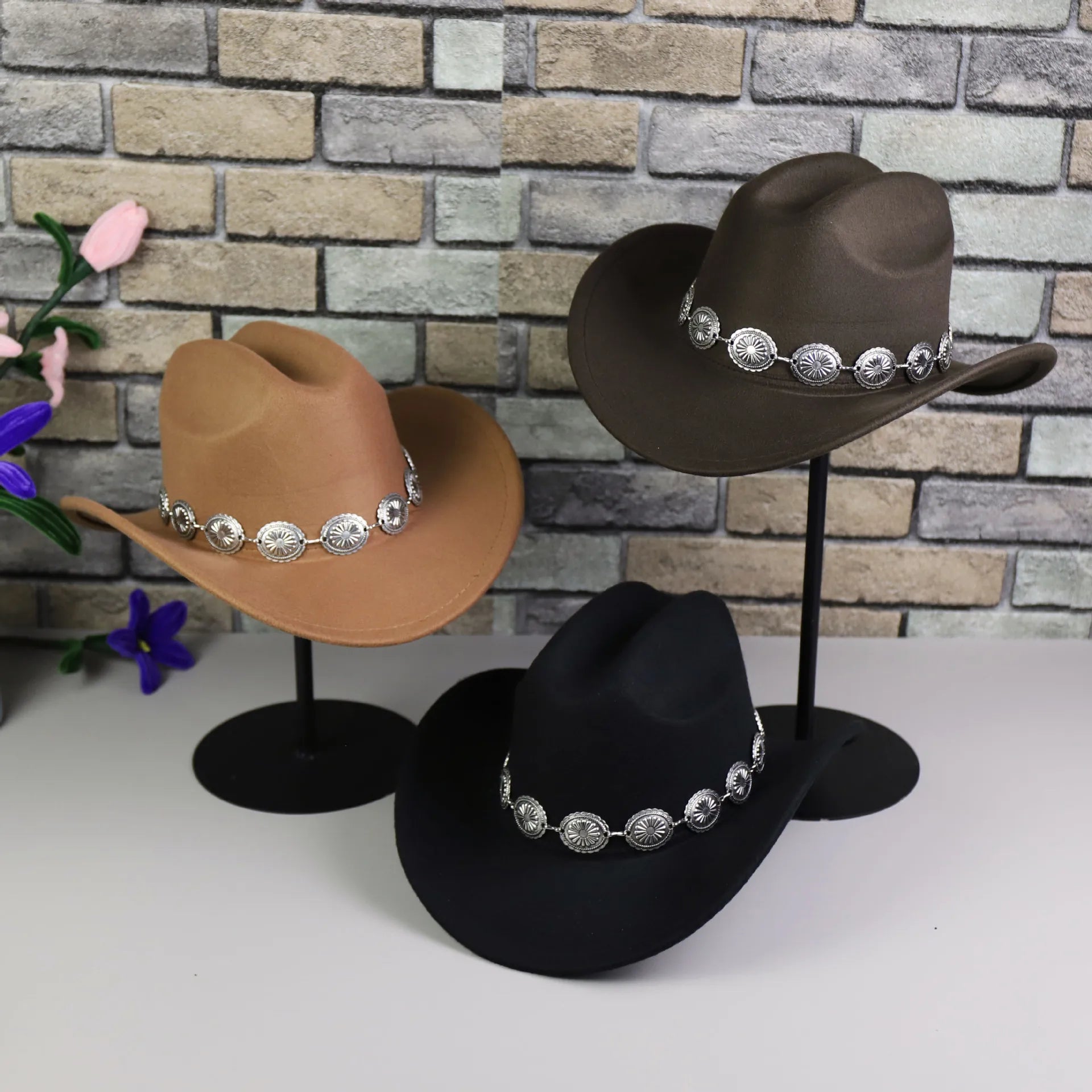 Cappello western donna luxury vista laterale - Dream Shop