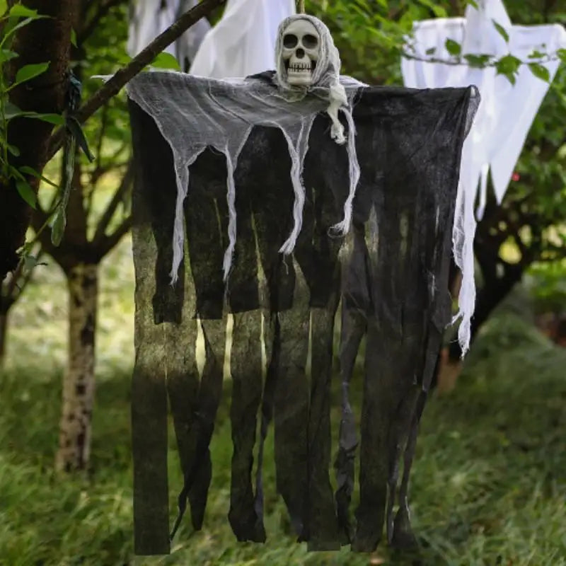 Fantasma sospeso Halloween teschio luminoso
Decorazione da appendere