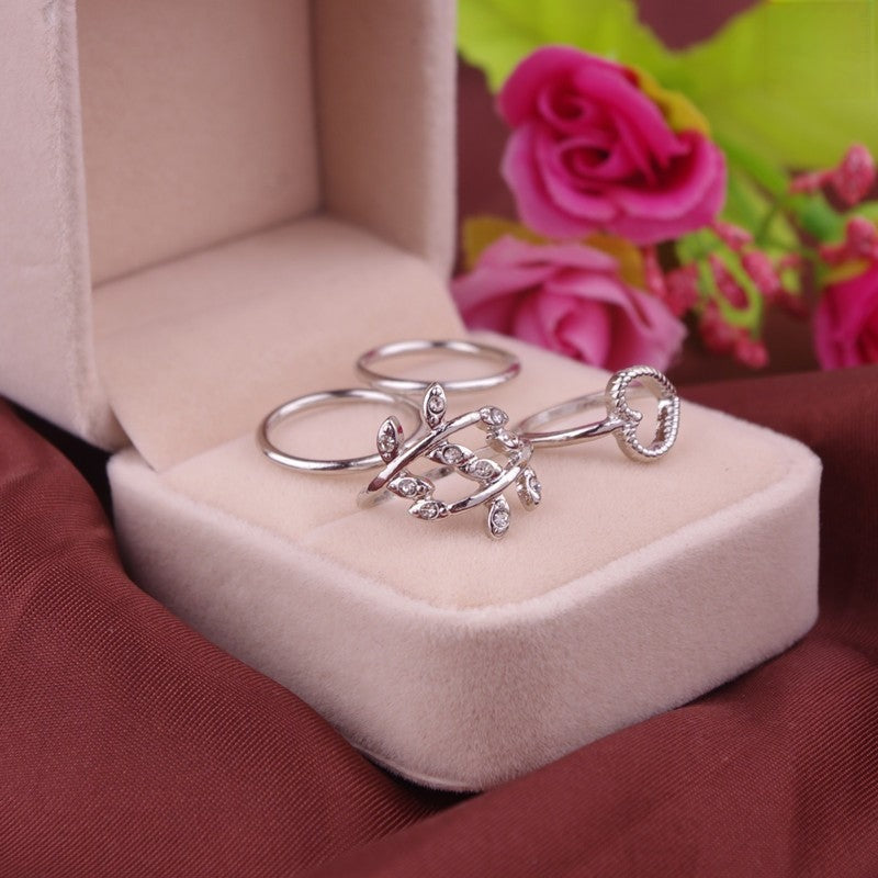 Set anelli Heart Rope - dettaglio motivo cuore | Dream Shop