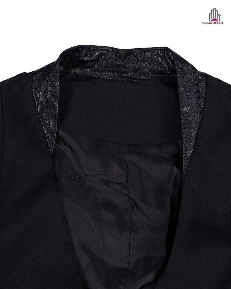 Sequin Sleeve Jacket