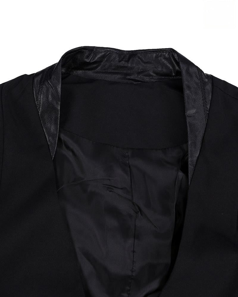 Sequin Sleeve Jacket