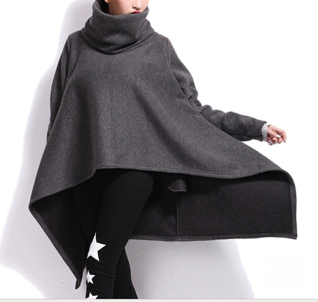 Mantella Renor ampia a collo alto - Dream Shop