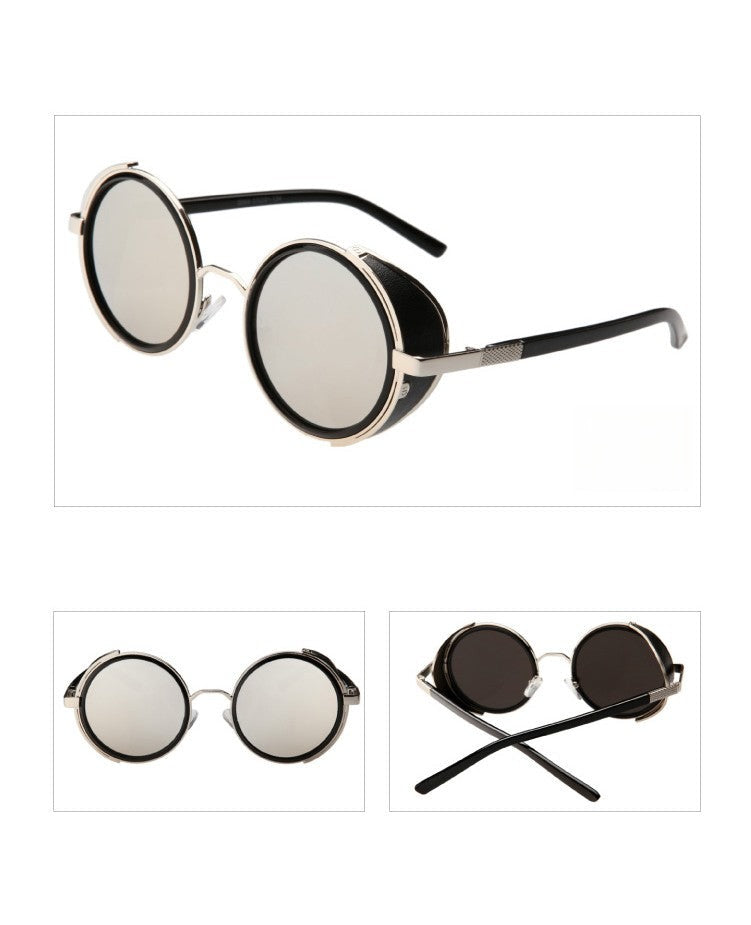 Vintage Kris sunglasses colore marrone vista frontale — Dream Shop