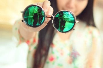 Vintage Kris sunglasses dettaglio montatura in acetato — Dream Shop