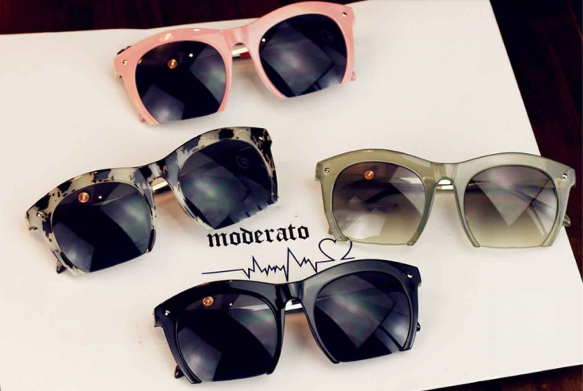Wendy Sunglasses colore rosa vista frontale — Dream Shop