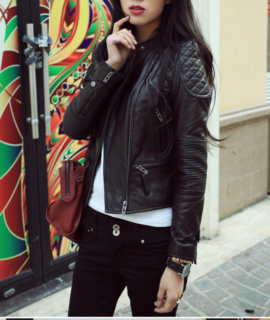 Giacca ecopelle Olyvia urban chic donna