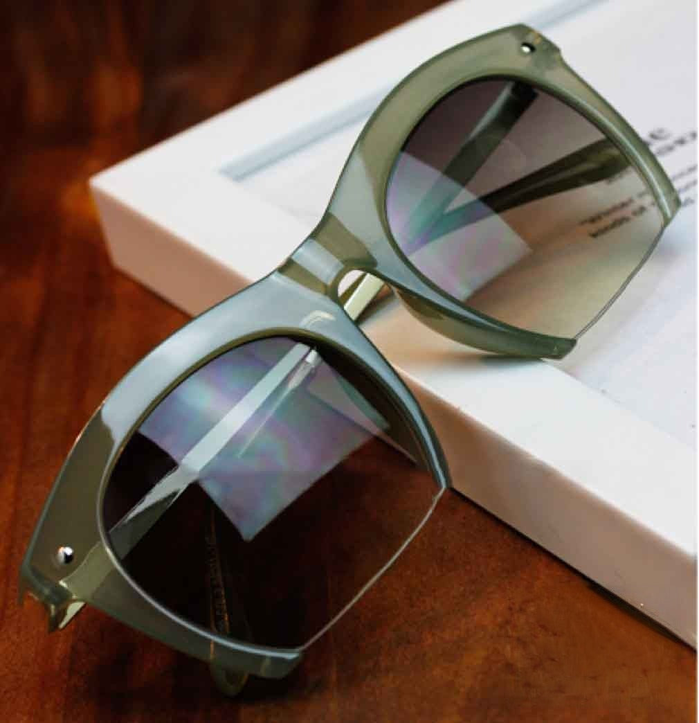 Wendy Sunglasses bicolore verde e nero — Dream Shop