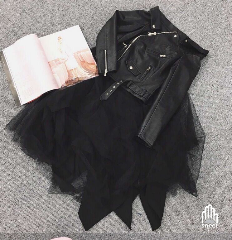 Giacca ecopelle Shoulderoff