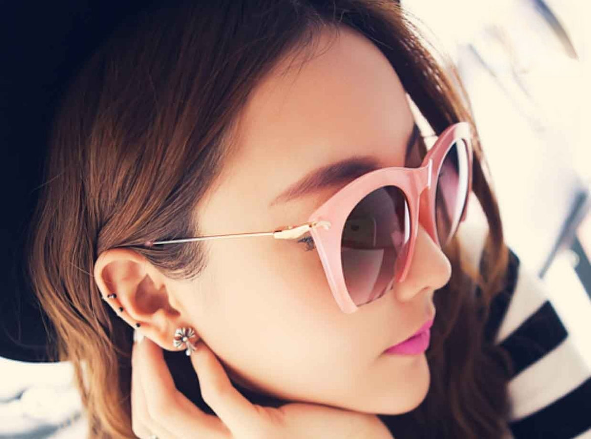 Wendy Sunglasses Verde e Nero vista laterale | Dream Shop