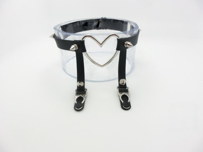 Giarrettiera Single Heart Studs — cuore singolo dettaglio | Dream Shop
